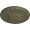Ekena Millwork Stockport Ceiling Medallion, Hand-Painted Painted Turtle, 11 3/4"OD x 3/8"P CM12STPTF - alternate 2
